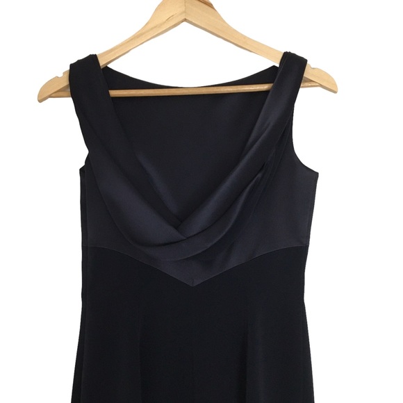 Tahari Navy Maxi Pencil Skirt Audrey Hepburn Style Formal Dress - Picture 6 of 12